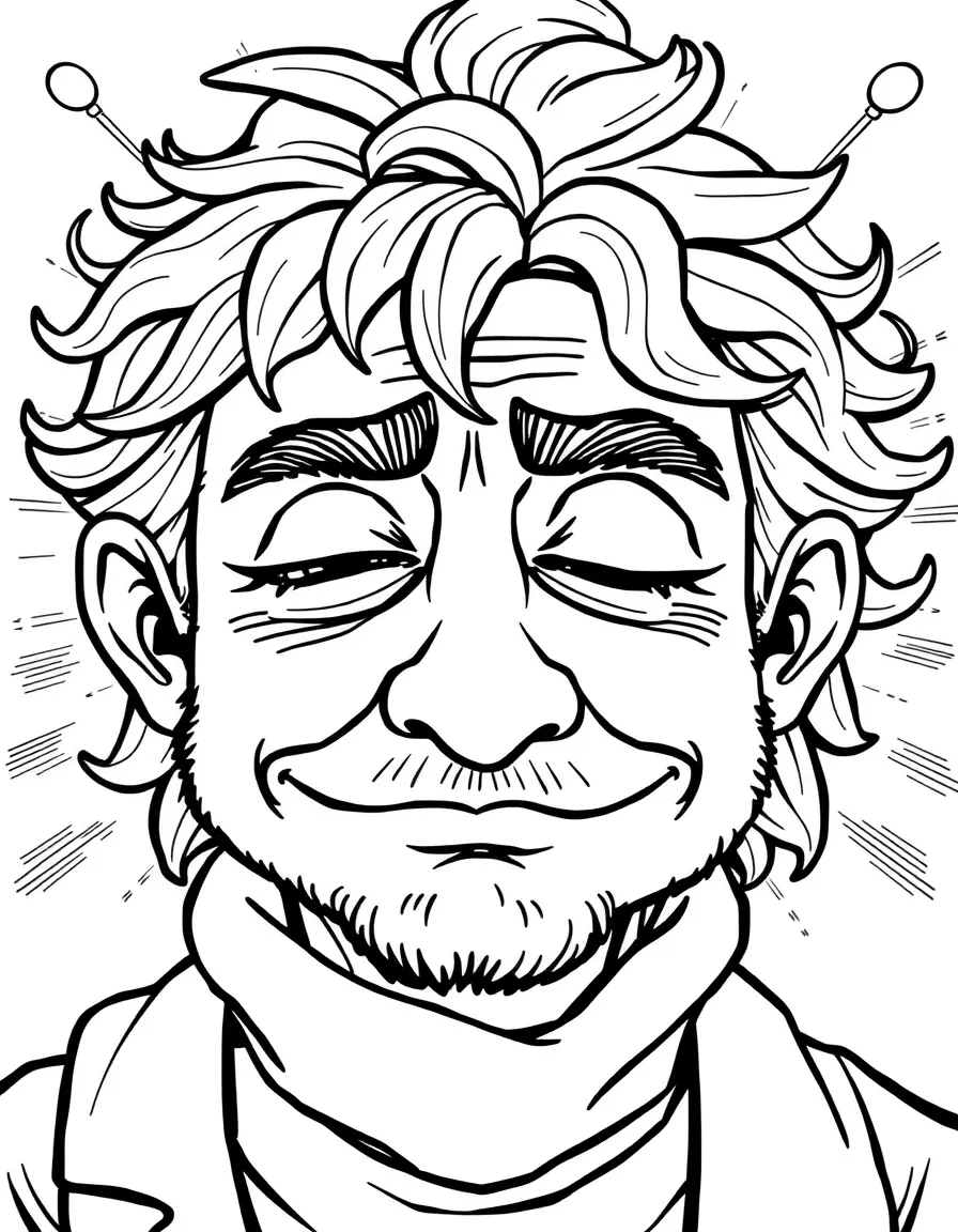 A sleepy genius with disheveled appearance and perfect test score