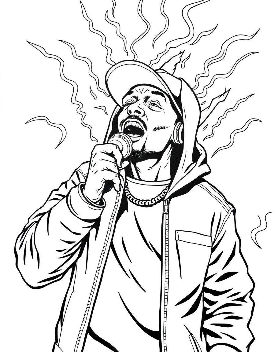 A battle rapper with word-projection powers