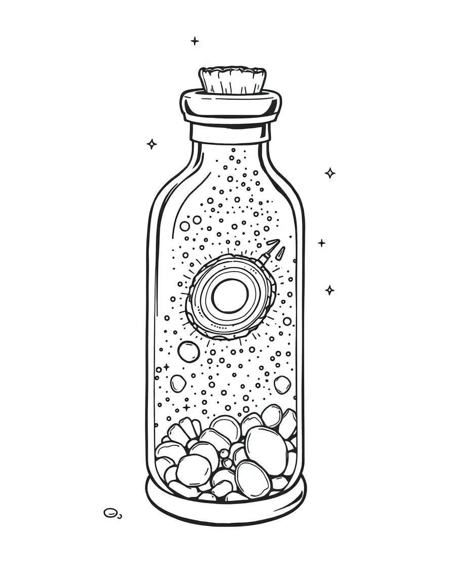 A galaxy collector with universe in a bottle