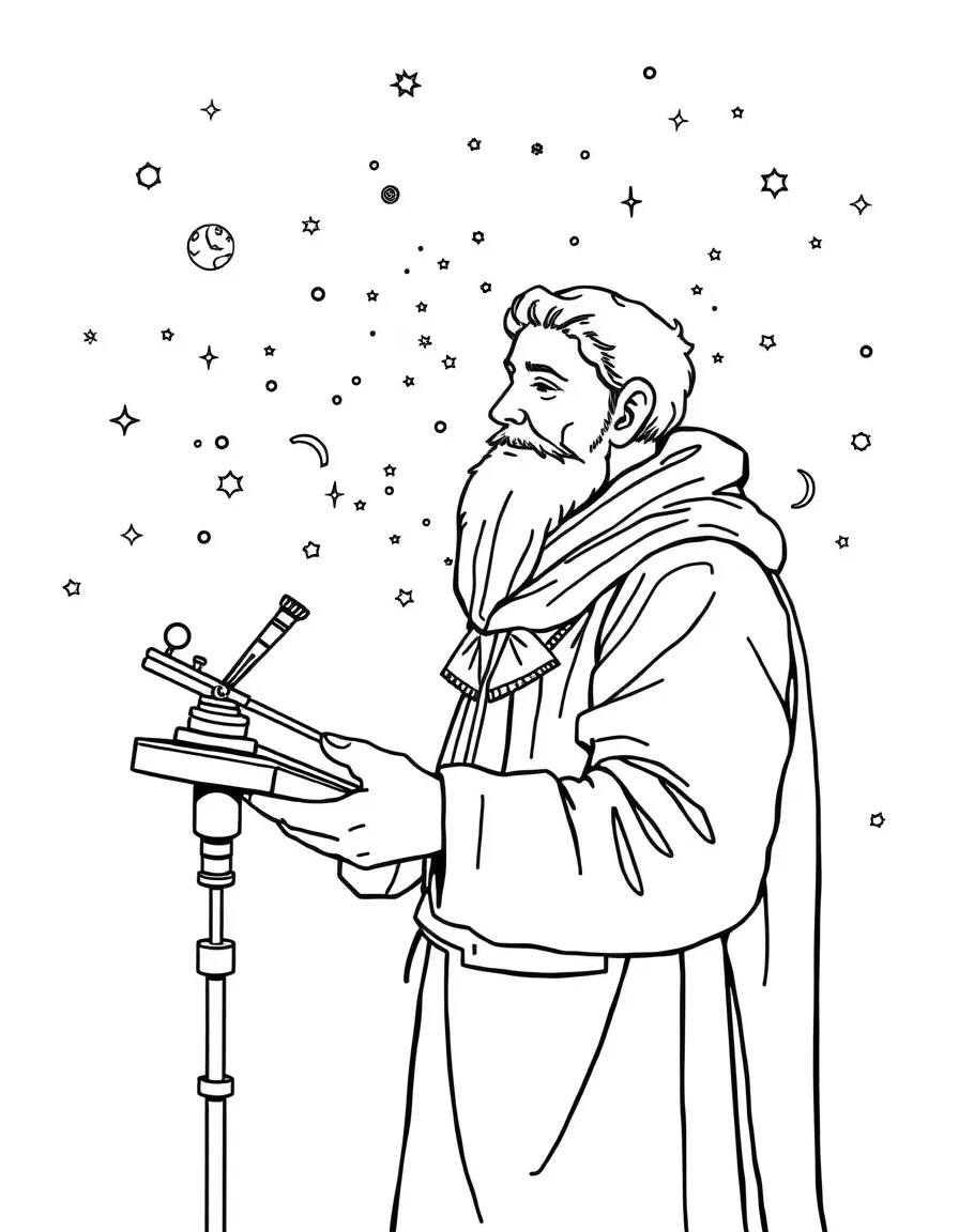 A star map interpreter with celestial compass