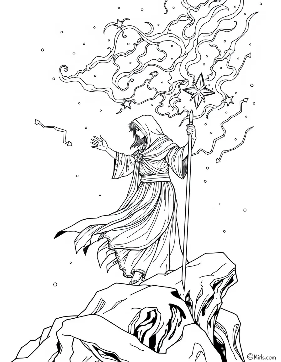 A dream walker guiding others through sleep realms