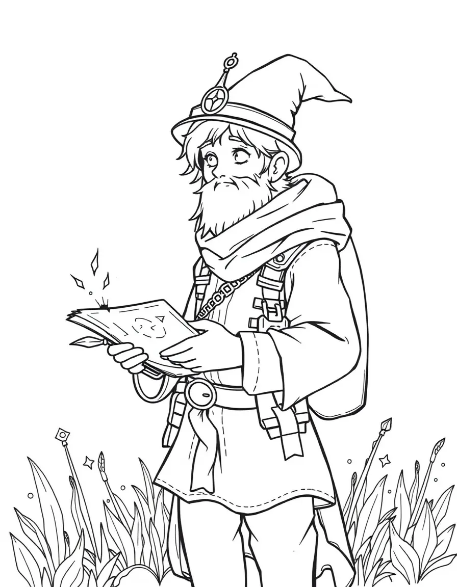 A path finder with magical compass and maps