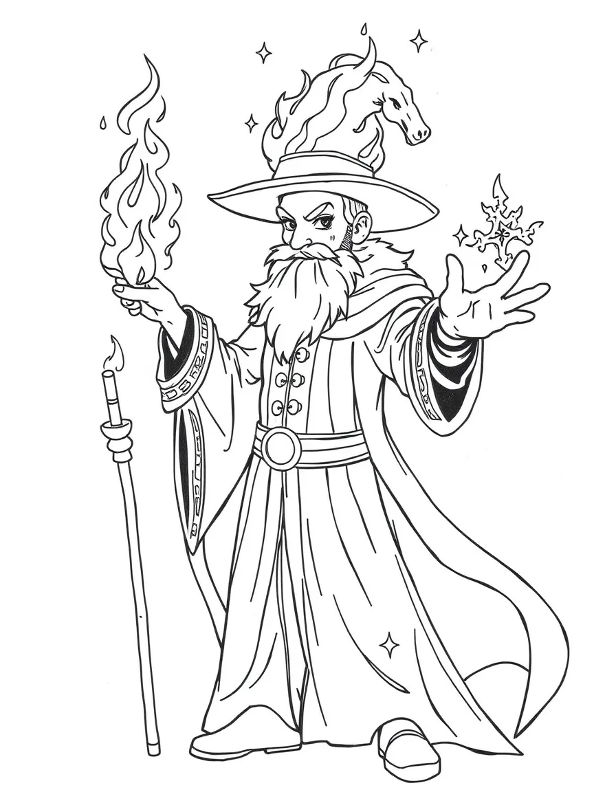 A fire-ice magician with temperature-based powers