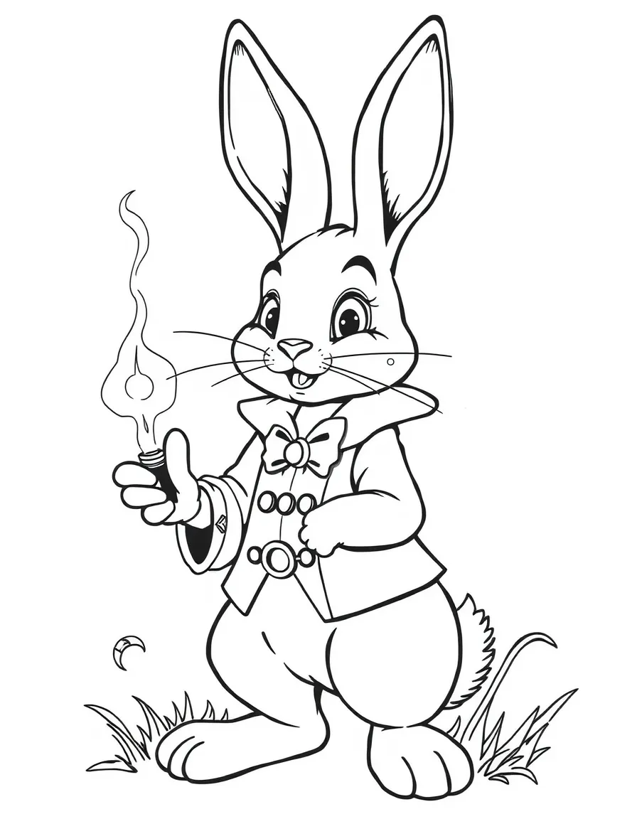 A rabbit trickster with illusion powers