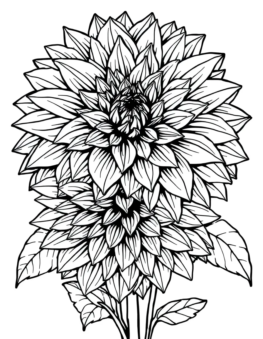 Dahlias with their intricate petal arrangements