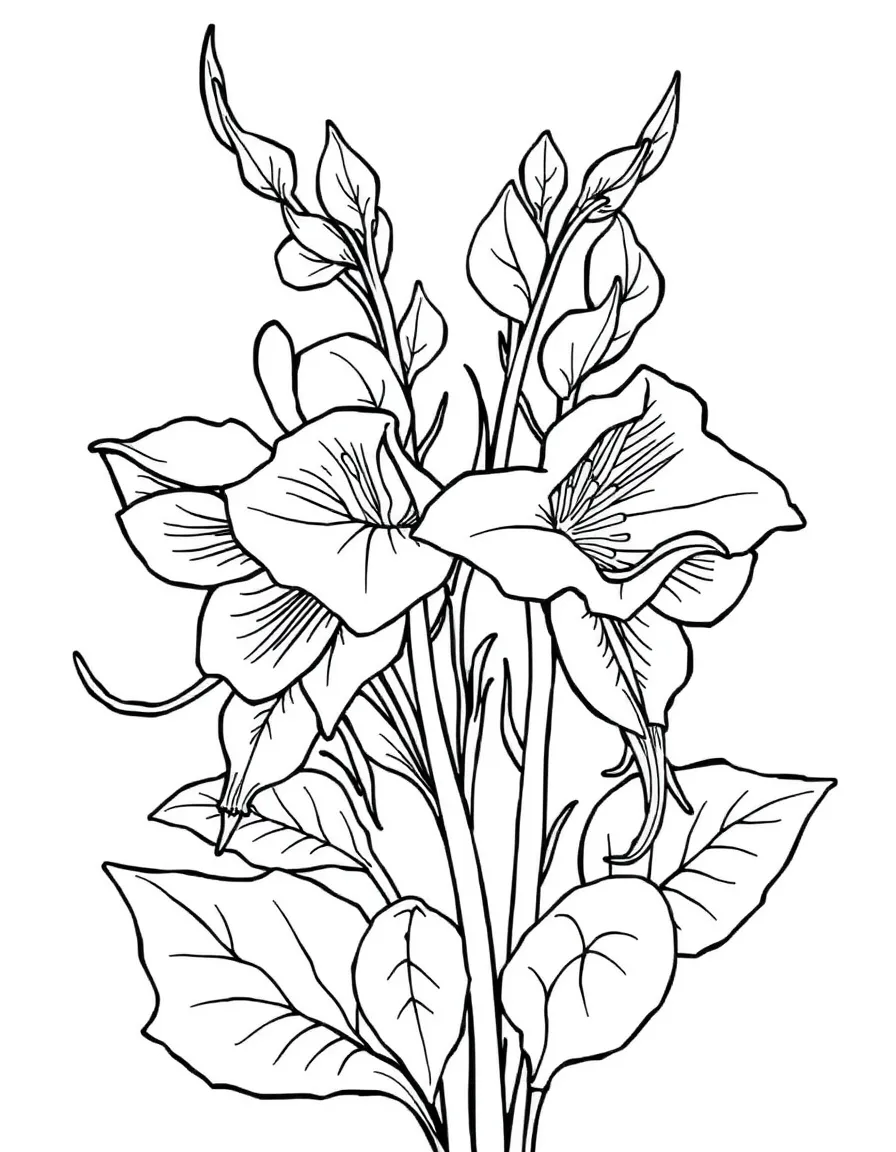 Snapdragons with their dragon-mouth shaped flowers
