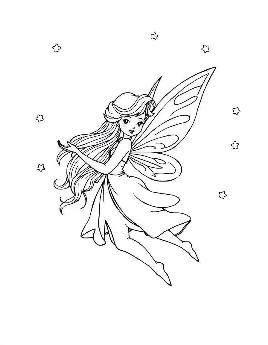 Air fairies with cloud-like hair controlling gentle breezes