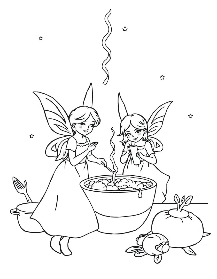 Kitchen fairies ensuring recipes turn out perfectly when no one is looking
