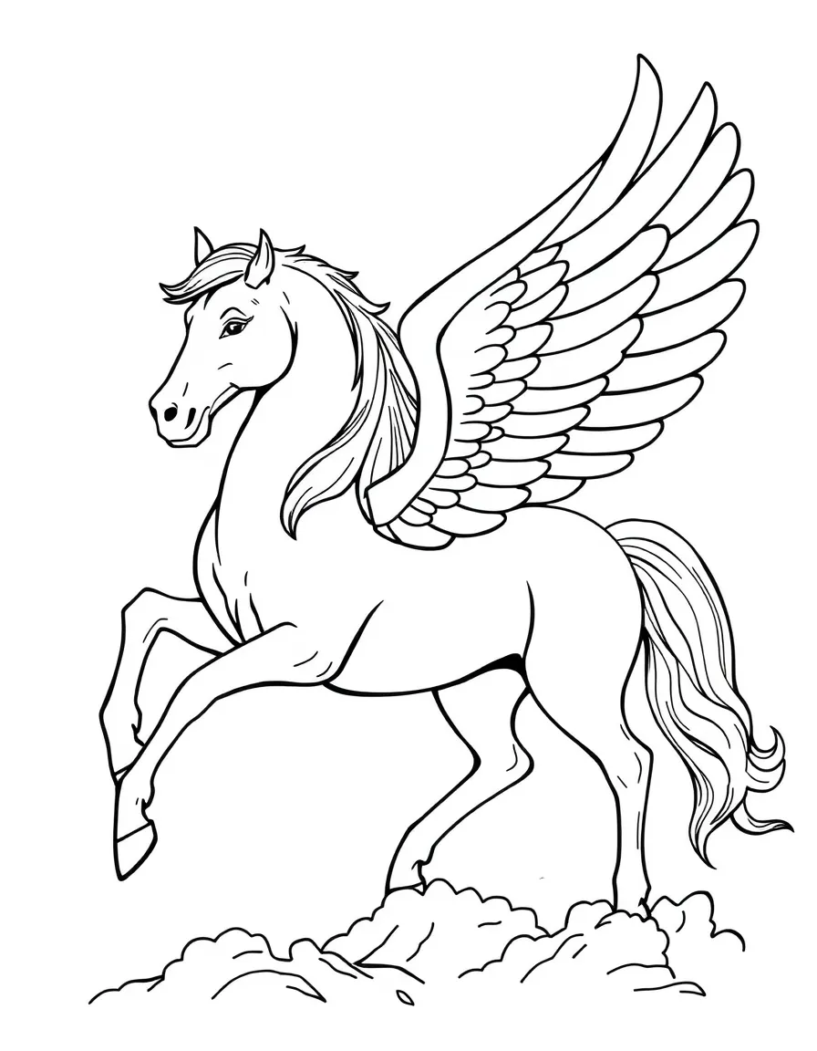 Pegasus with its Great Square formation
