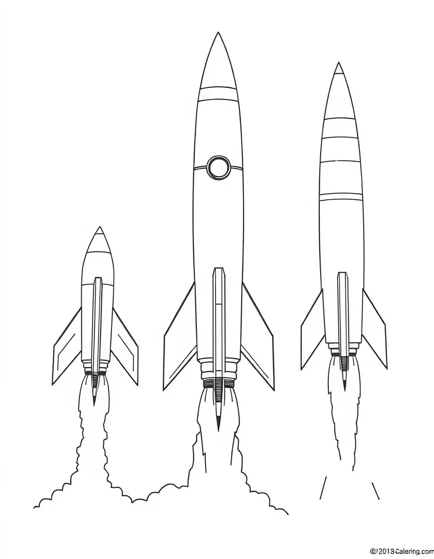 The evolution of rocket designs through history