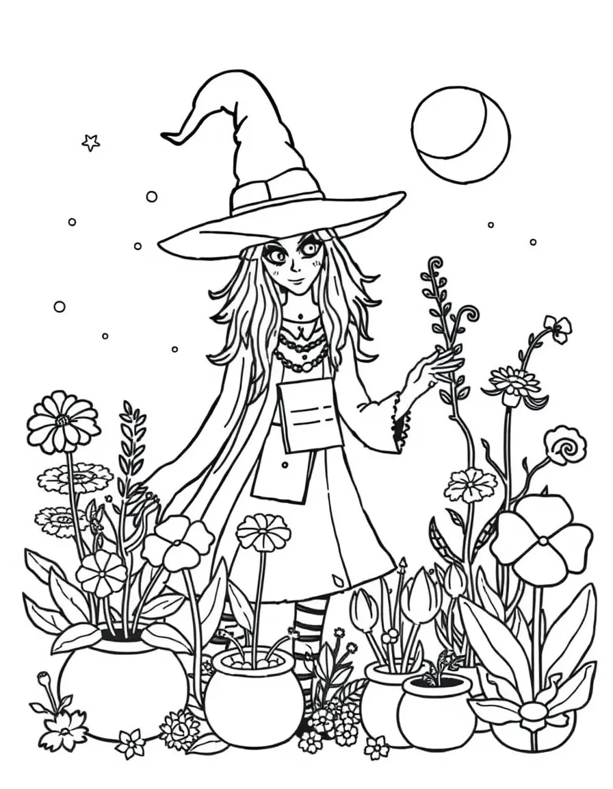 A witch's garden show with prizes for most unusual magical plants