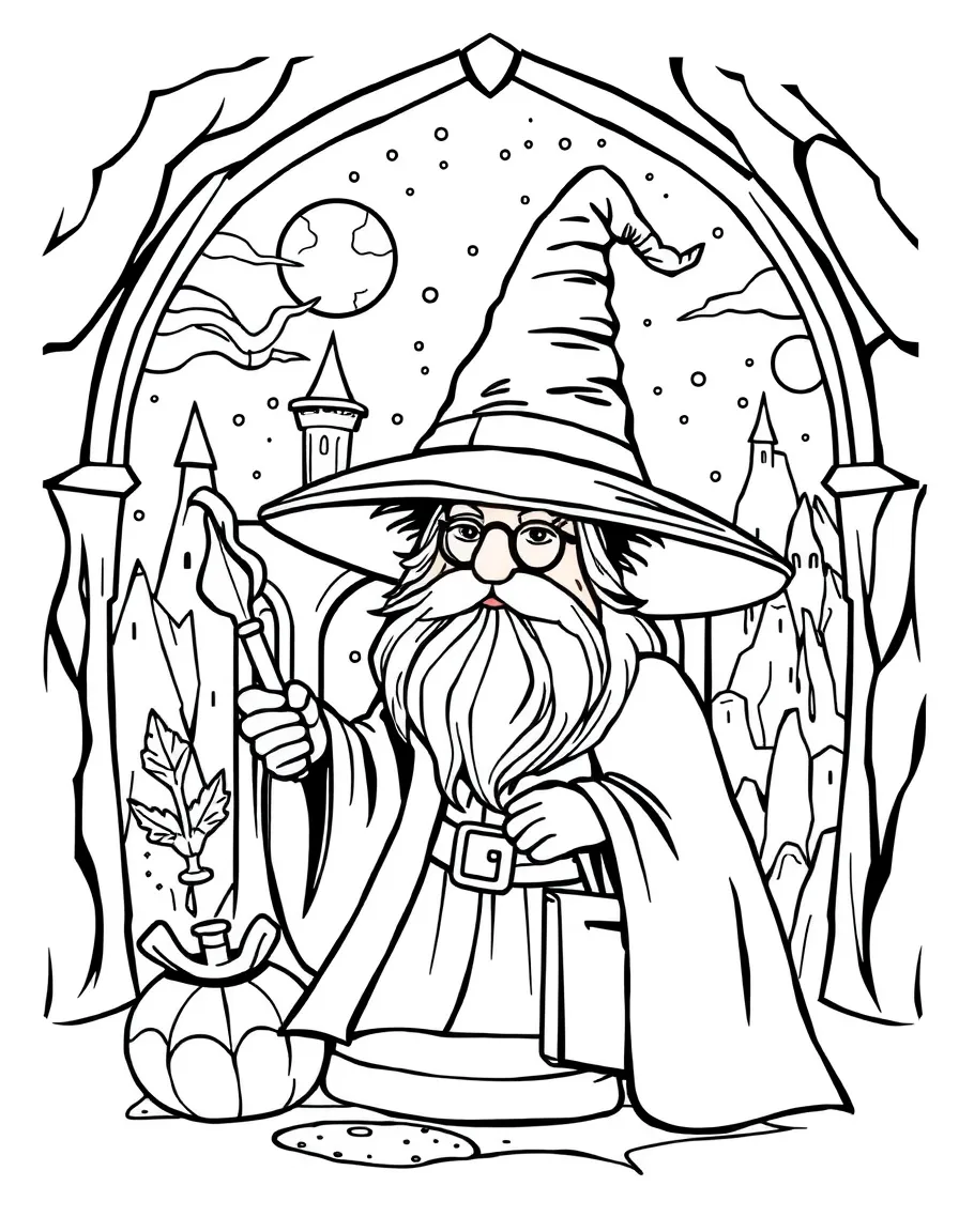 A wizard travel agency with vacation packages to different magical realms