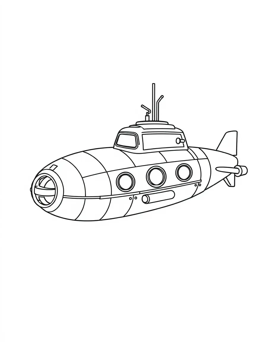 A miniature personal submarine for wealthy adventurers