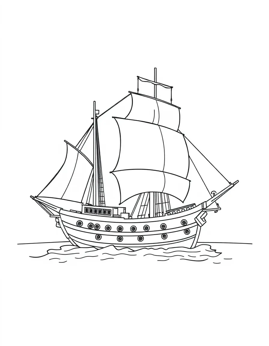The HMS Beagle of Charles Darwin's voyage