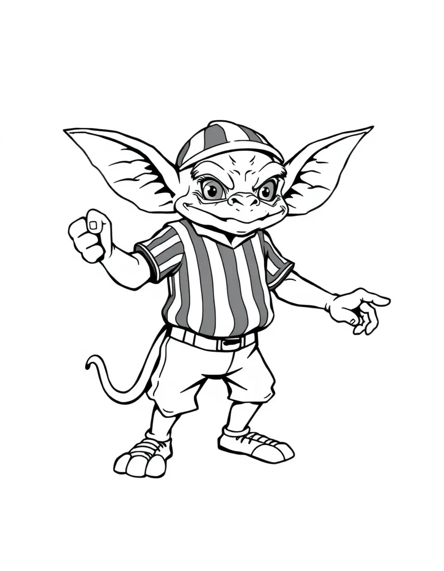 Goblin referee for odd made-up sports game