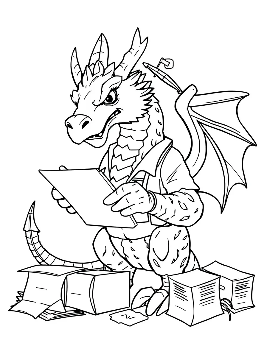Mail carrier chimera sorting mail with multiple heads