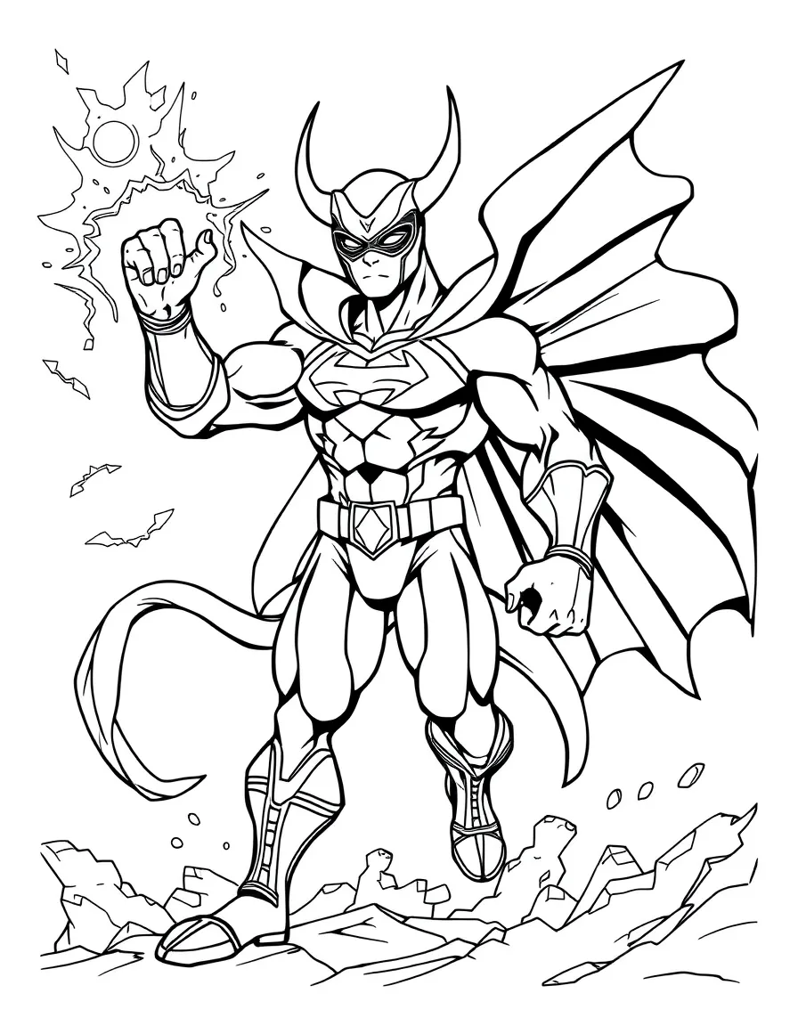 Superhero chimera with different powers per part