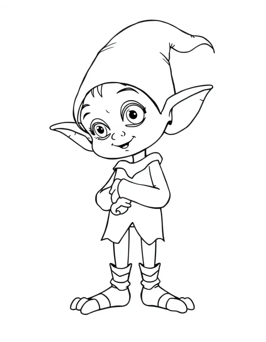 Dobby the house elf with mismatched socks