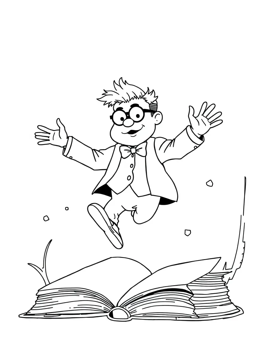 Thursday Next from Jasper Fforde's novels jumping into a book