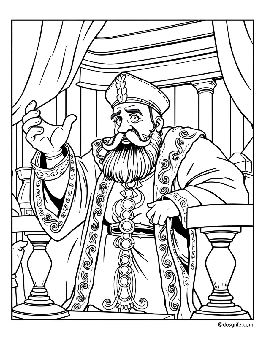 Shylock demanding his pound of flesh in court