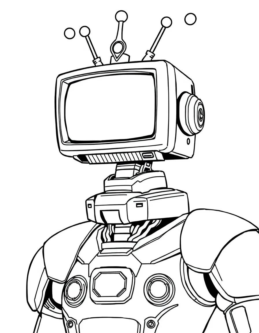 Prince Robot IV from "Saga" with his TV monitor head