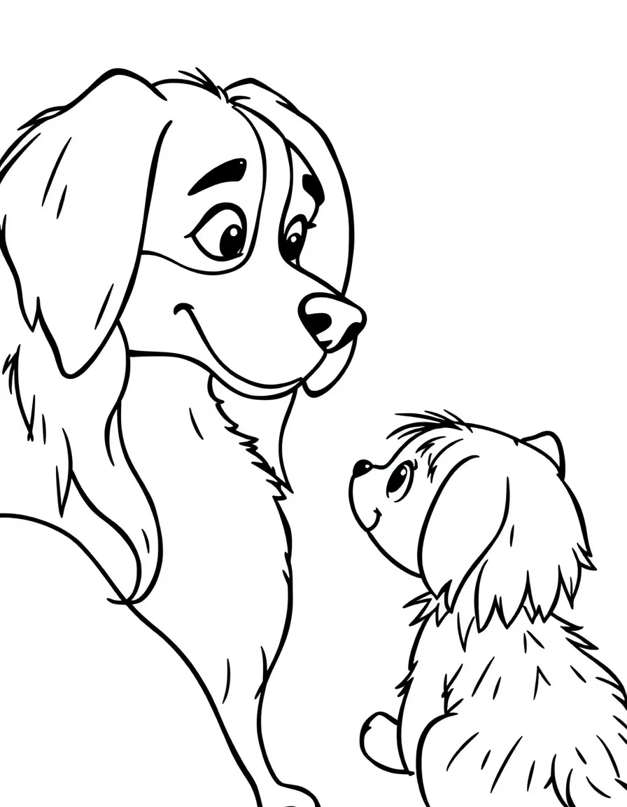 Nana the dog-nurse watching over the Darling children