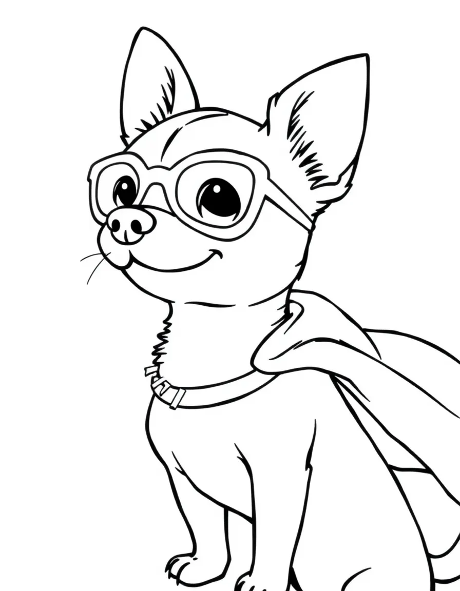 Skippyjon Jones imagining himself as a Chihuahua superhero
