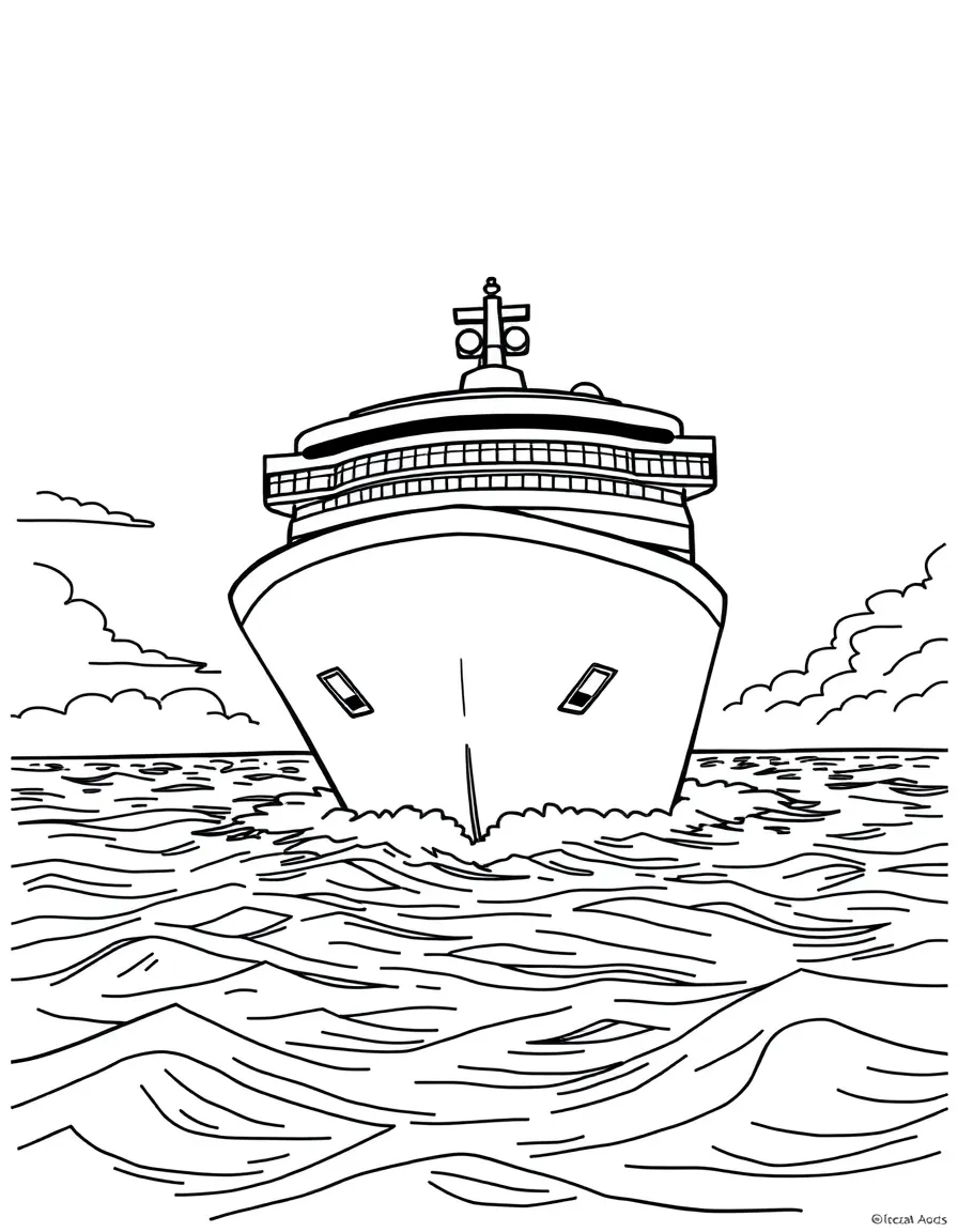 A cruise ship where a murder occurred in the middle of the ocean