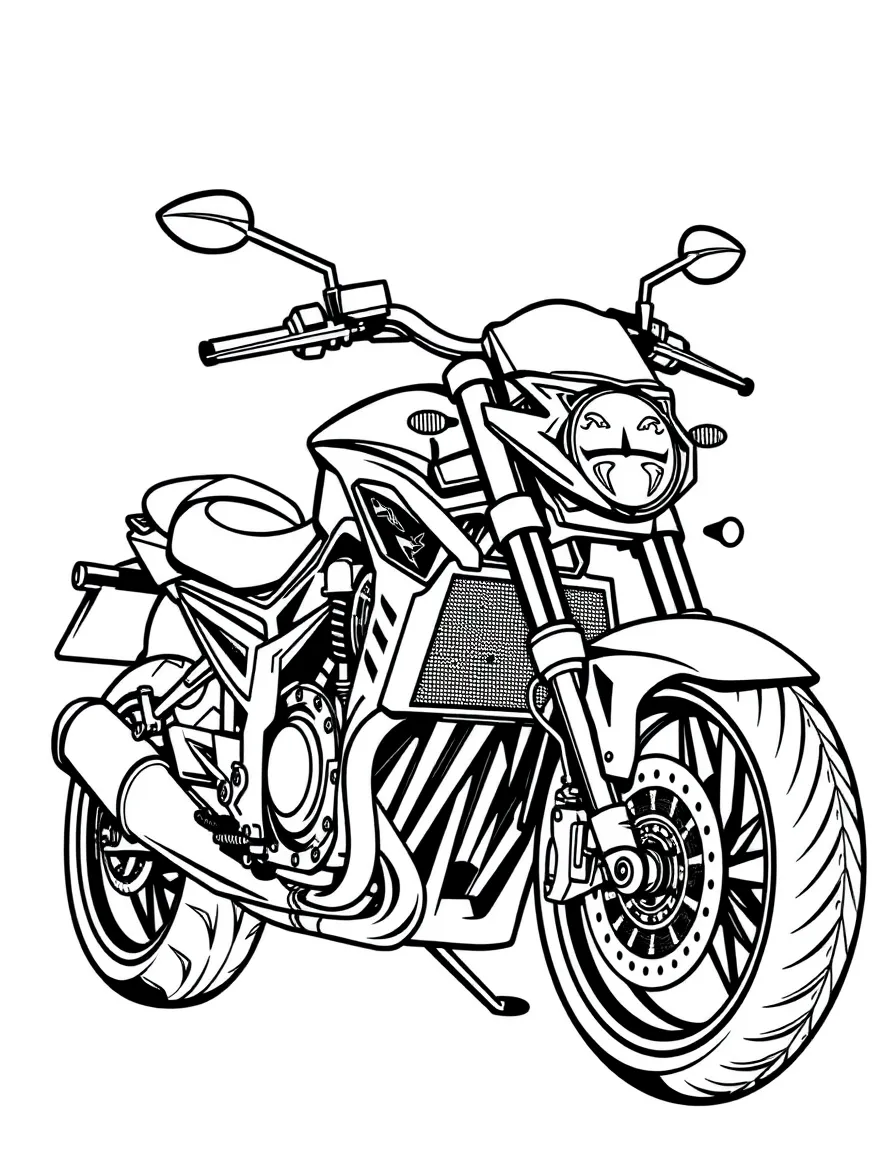 A custom motorcycle with hero-themed design elements