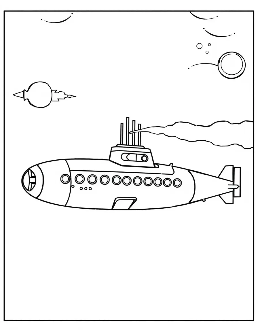 A submarine vehicle for underwater missions