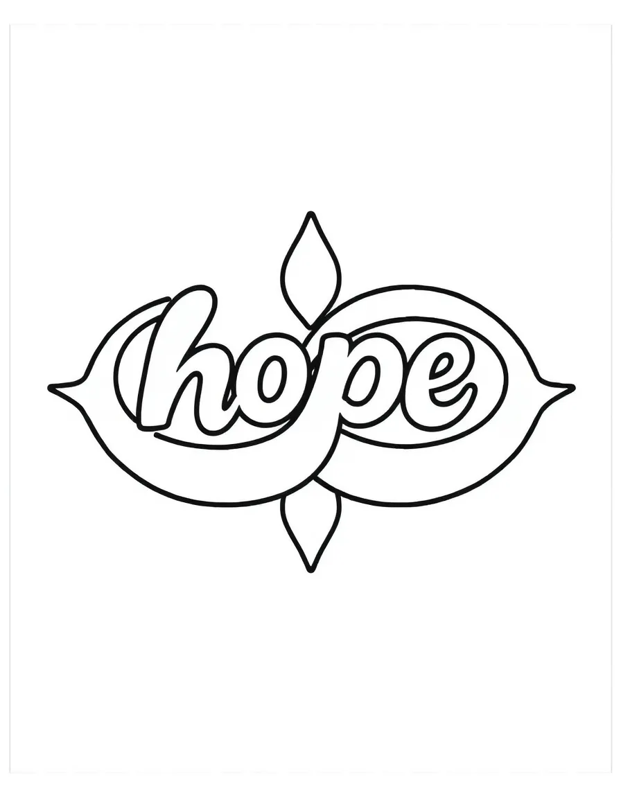 A stylized "S" symbol representing hope