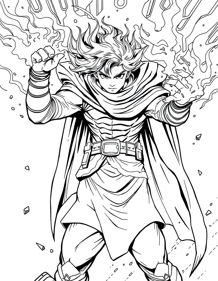 A hero struggling with a new, unstable power