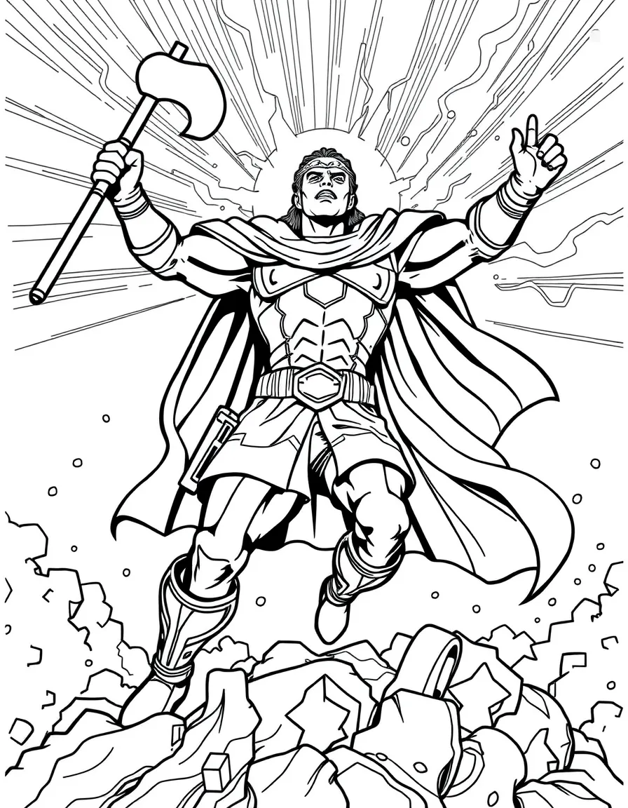 A hero's triumphant return after defeat