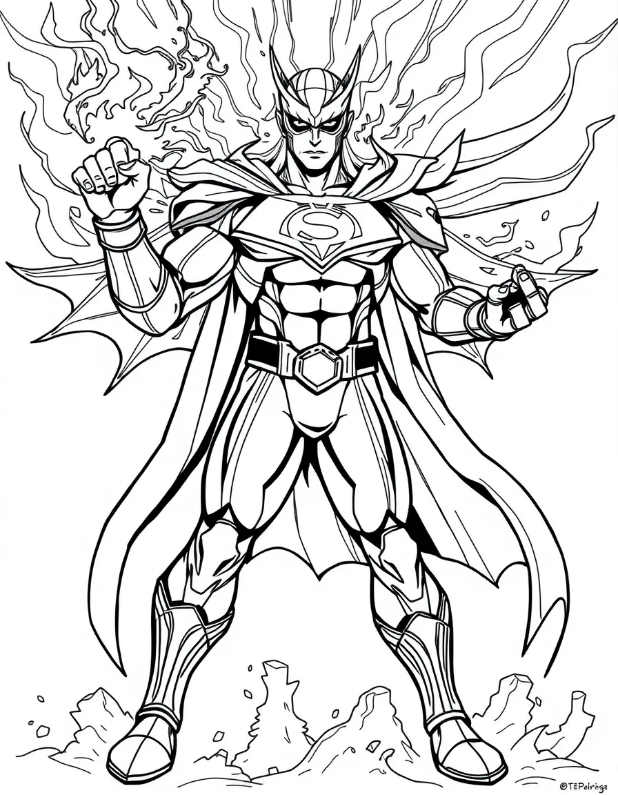 A hero's transformation triggered by specific object