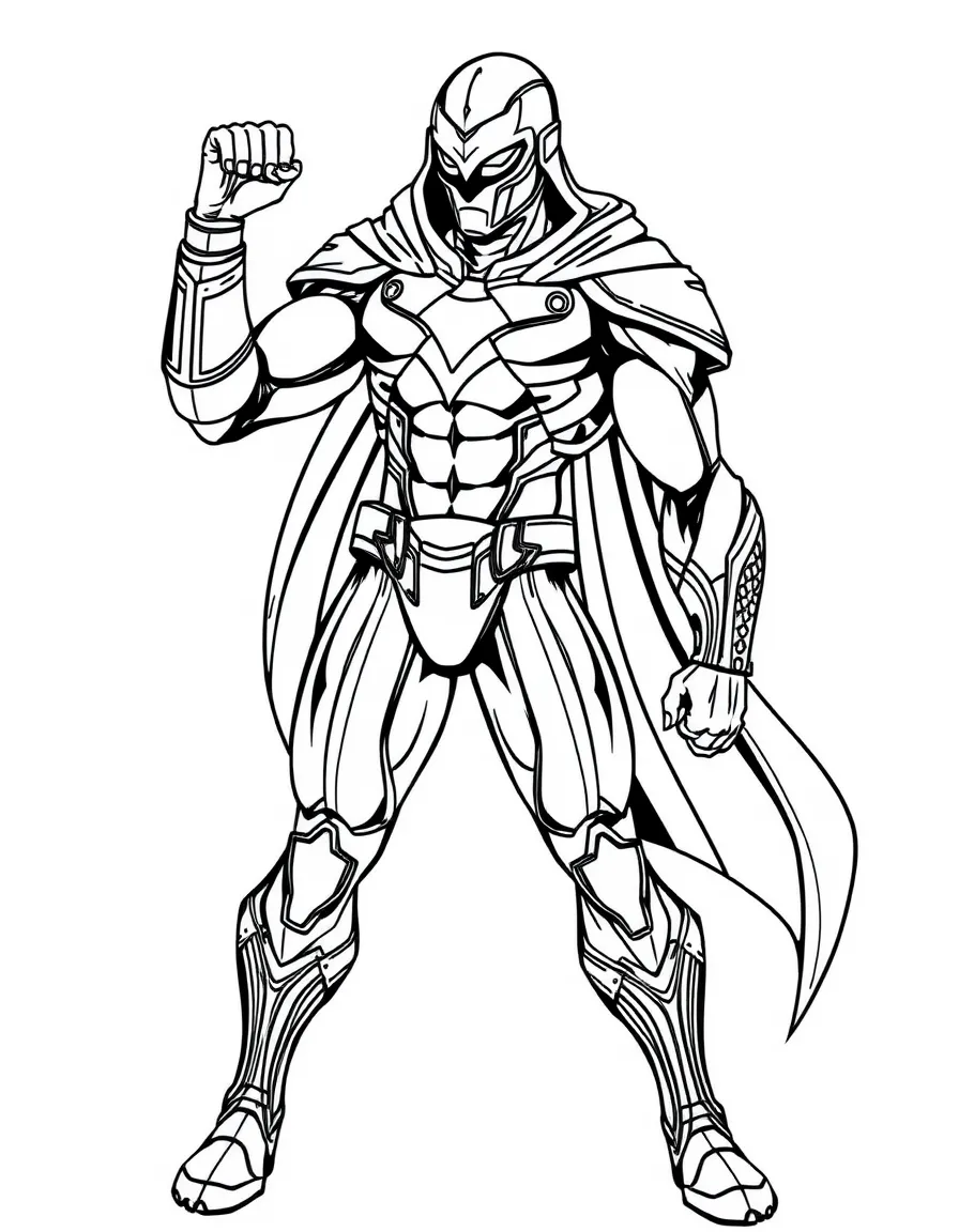 A nanite-based hero reforming their body shape