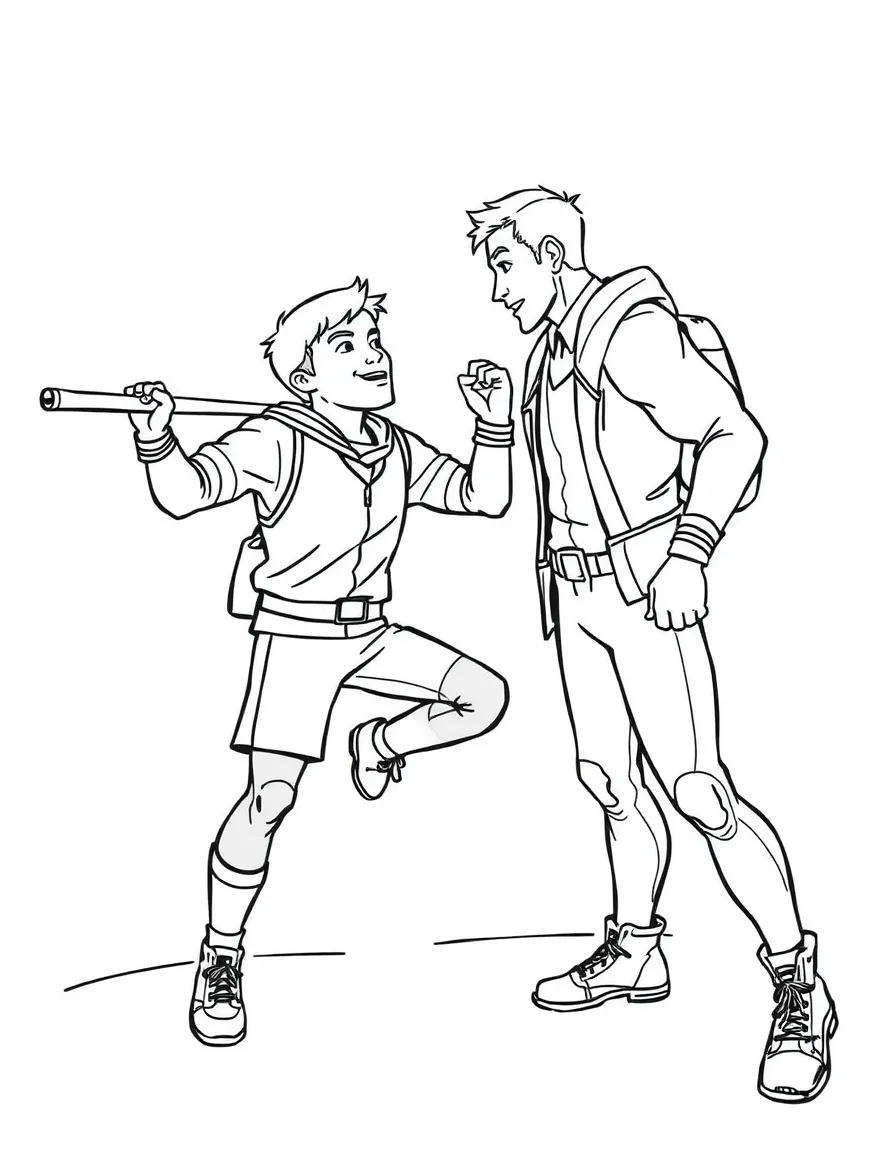 A protégé surpassing their mentor in a specific skill