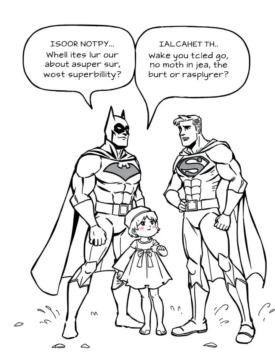 A family argument about superhero responsibilities