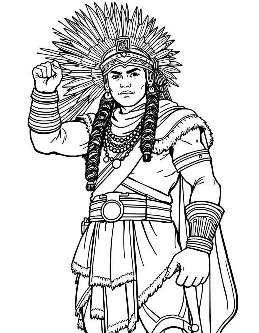 A hero incorporating their cultural heritage into their costume