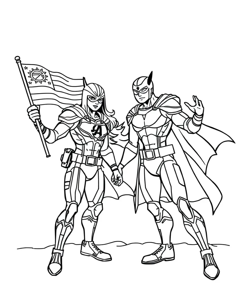 An exchange program between international hero teams