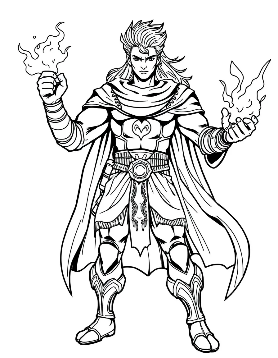 A hero with powers based on their cultural mythology