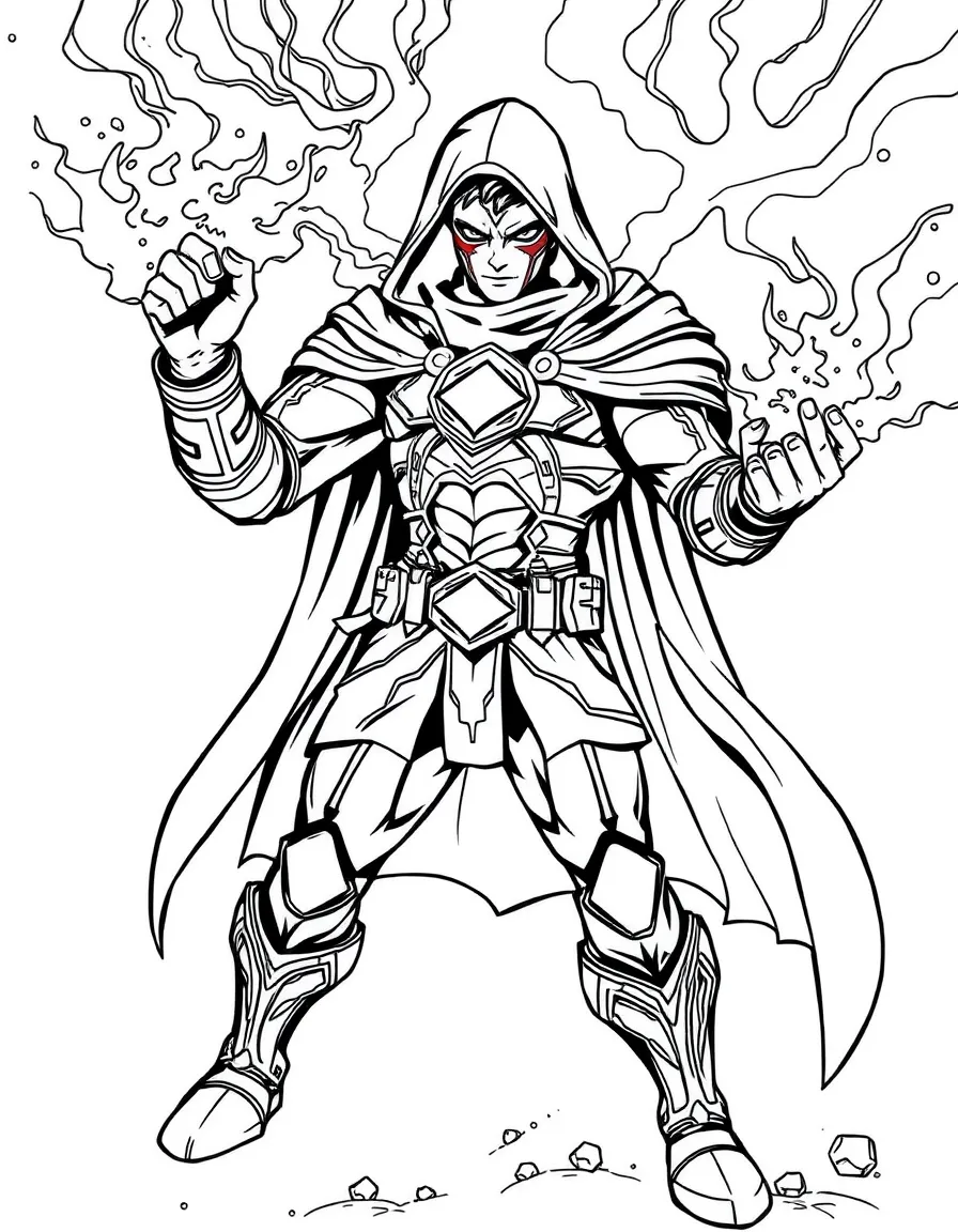 A hero containing a dangerous artifact's energy