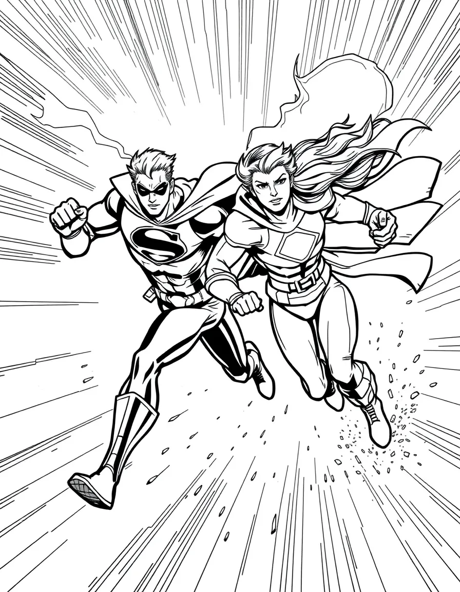 A hero and rival racing to stop a crisis