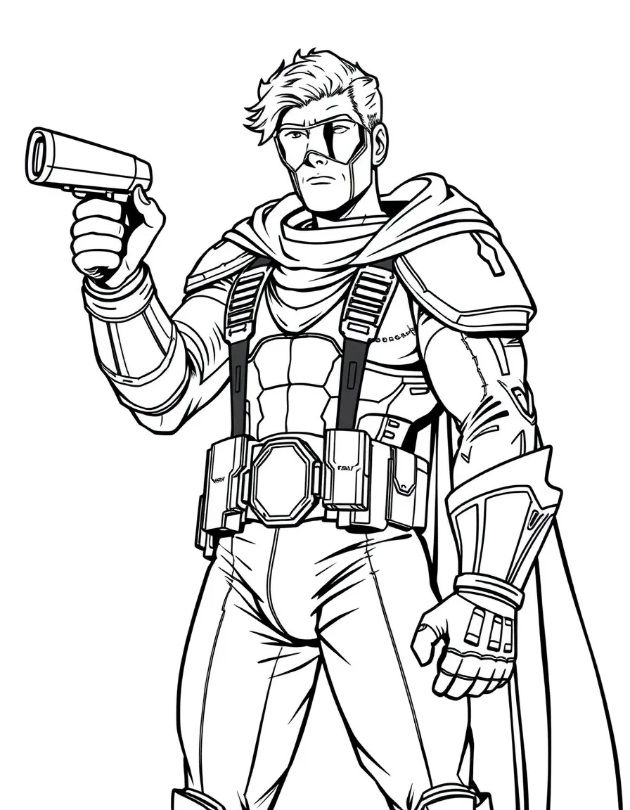 A hero from the past adapting to modern technology
