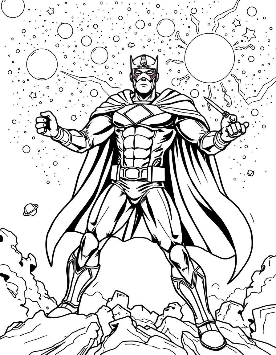 A hero protecting the barriers between universes