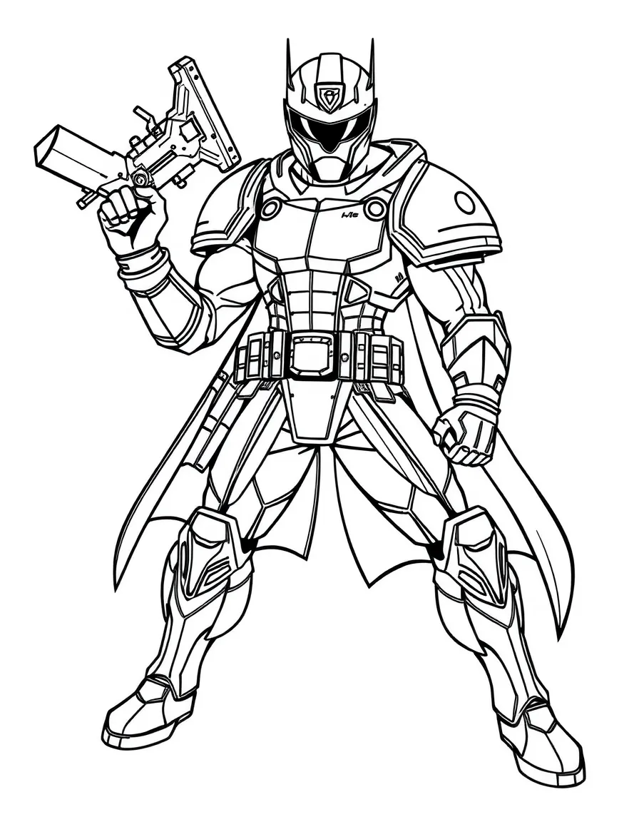 A hero's signature weapon with multiple configurations