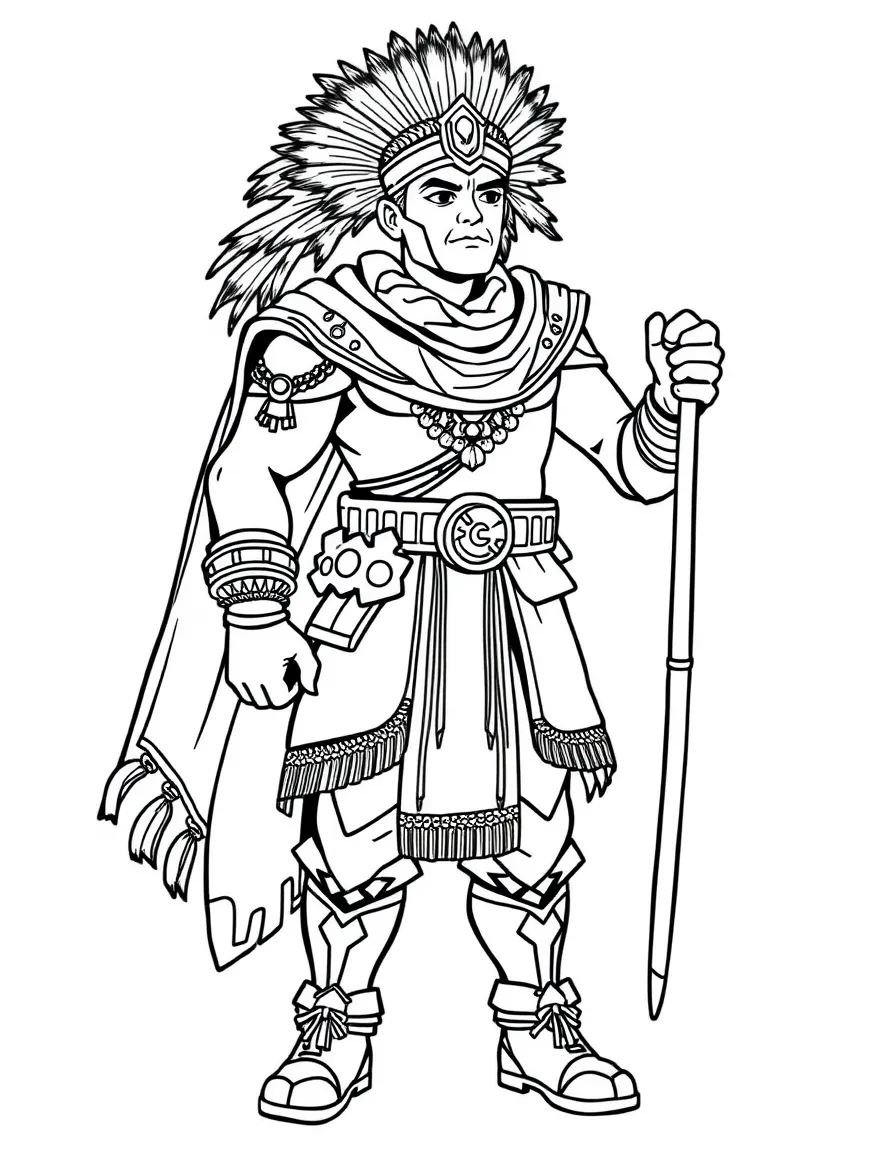 A hero incorporating their cultural heritage into their costume