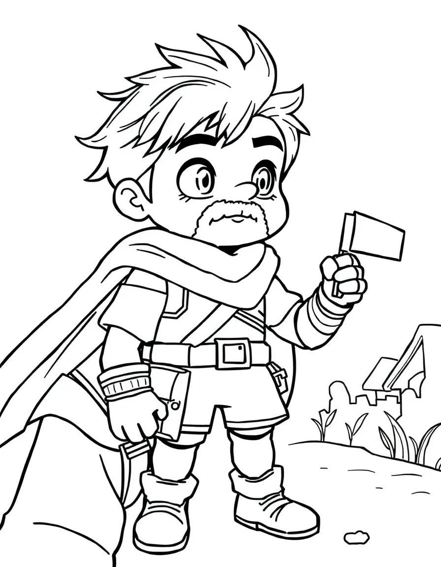 A hero who doesn't speak the local language using translation tech