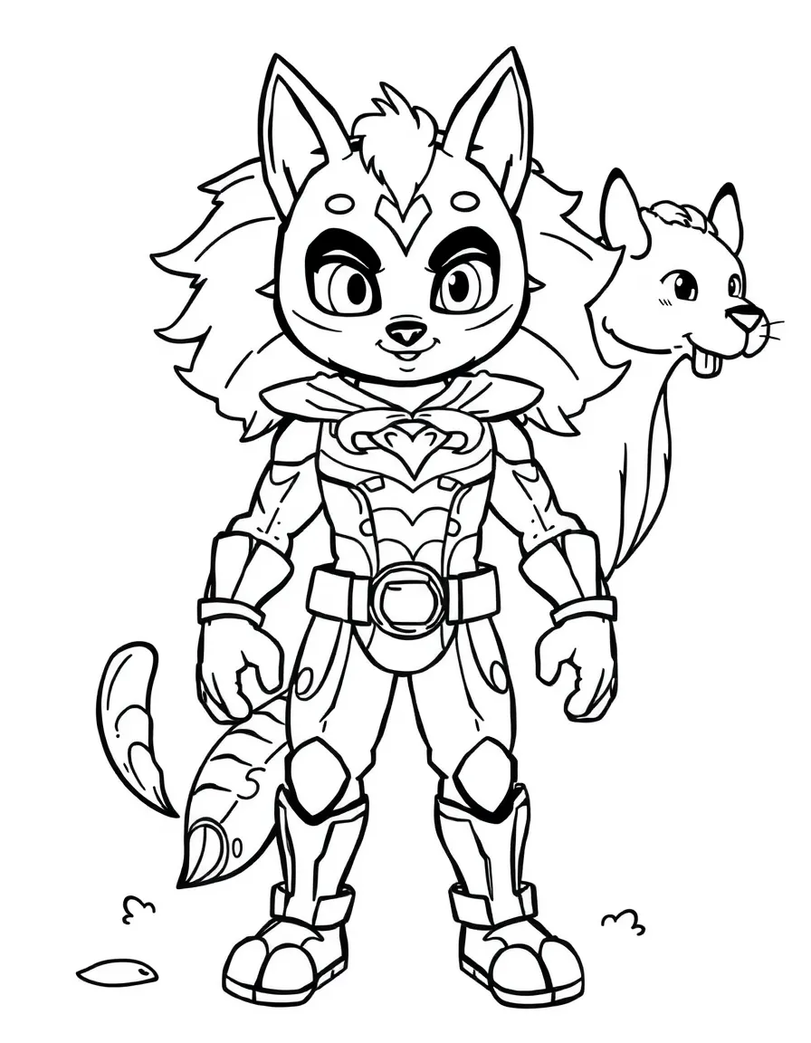 A hero with the ability to transform into various animals