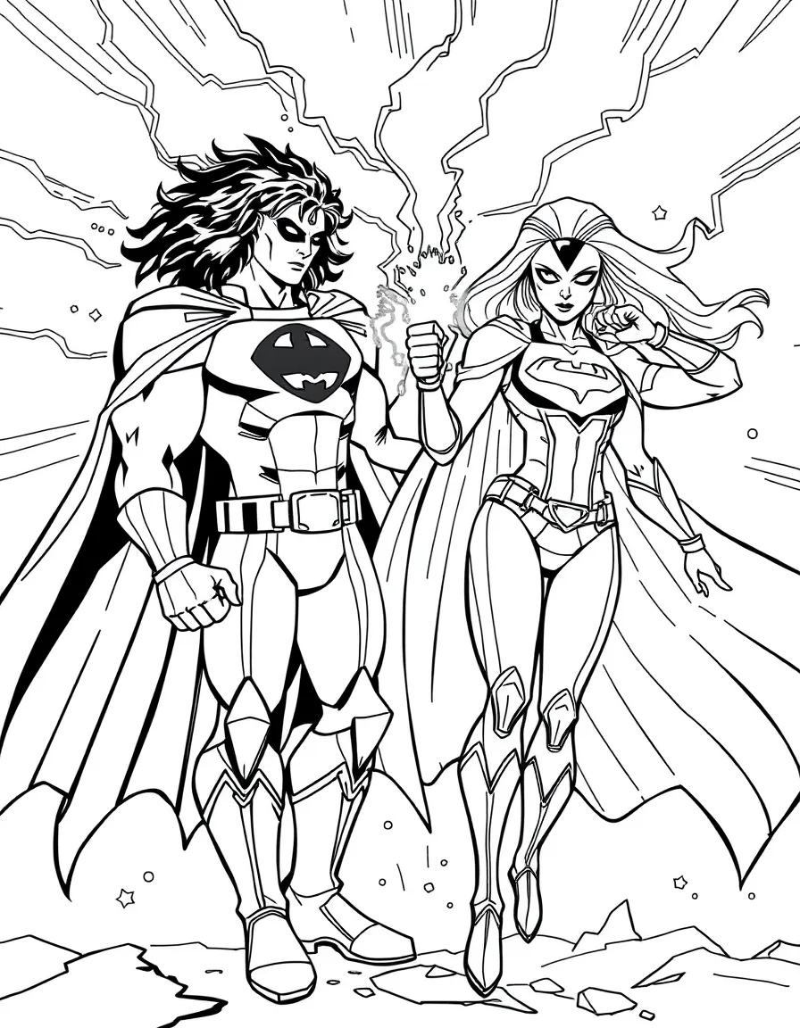 Heroes with opposite powers finding ways to work together