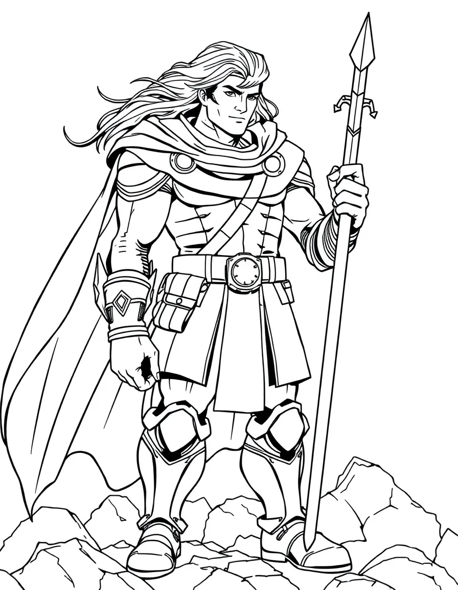 A hero preserving the history of their heroic lineage